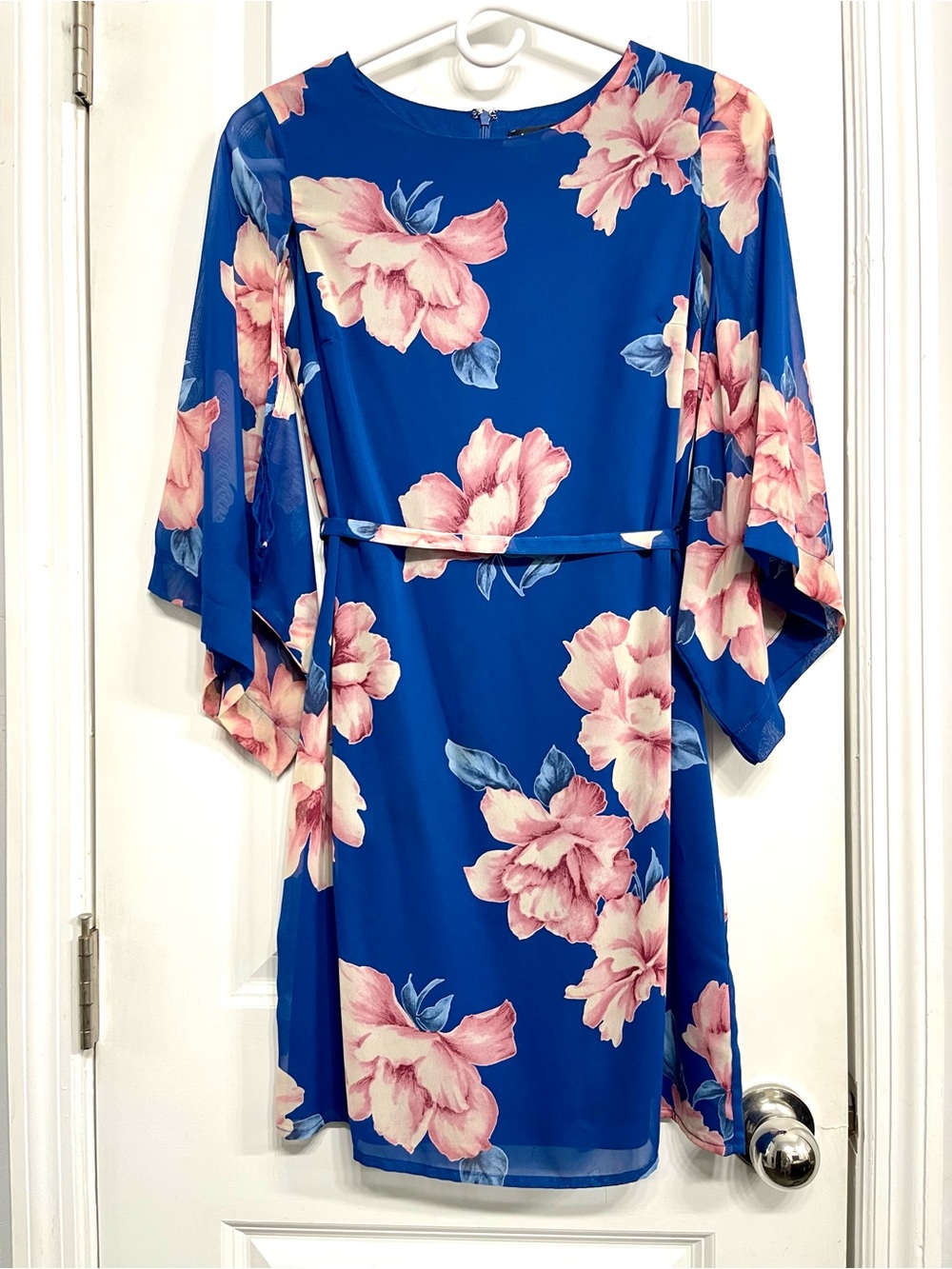 Lulus Joyful Noise Blue Floral Print Mini Dress - Picture 2 of 8